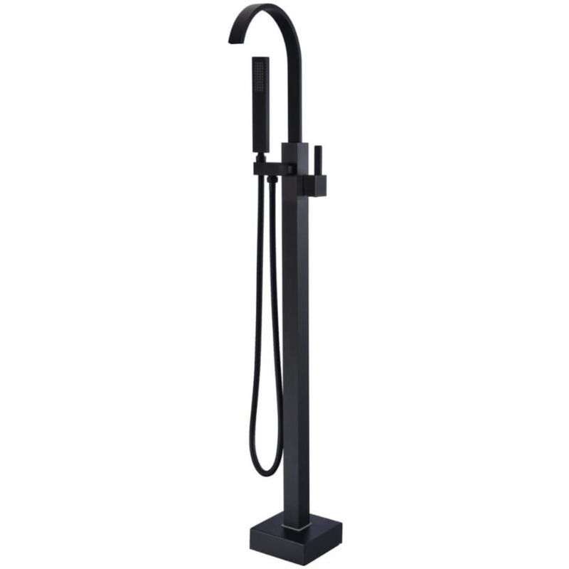 foto del prodotto home deluxe rubinetto da terra di design sky colore nero opaco