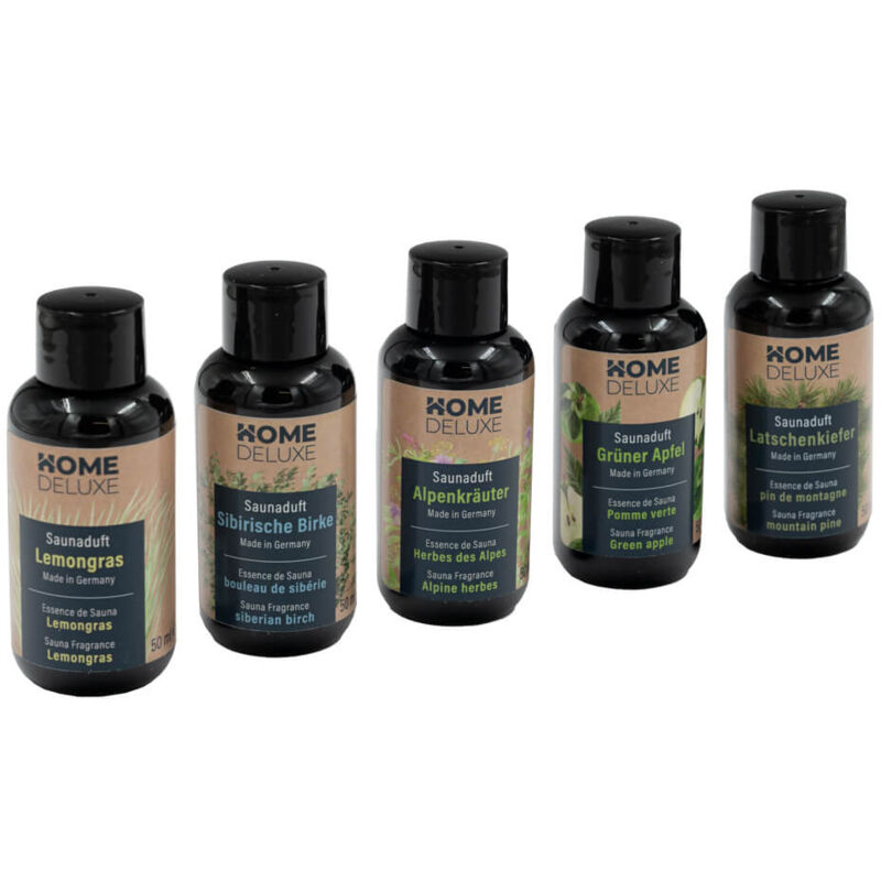 foto del prodotto home deluxe set di 5 fragranze per sauna