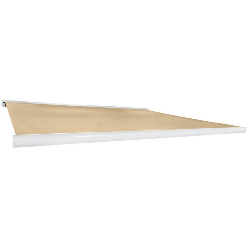 foto del prodotto home deluxe tenda da sole a cassonetto elettrica elos colore sabbia, dimensioni 350 x 250 cm
