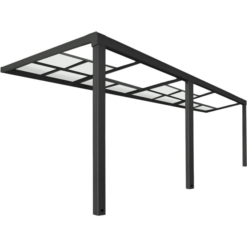 foto del prodotto home deluxe terrazza sul tetto solis deluxe colore grigio, dimensioni 579 x 295 x 233 272 cm