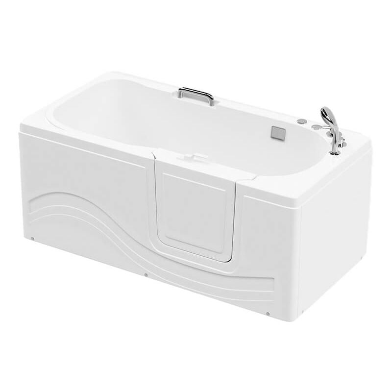 foto del prodotto home deluxe vasca da bagno senior reclinabile con funzione idromassaggio vital m 153 x 76 cm display laterale destra