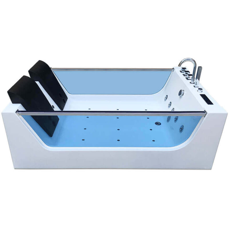 foto del prodotto home deluxe vasca idromassaggio con fototerapia atlantic xl 180 x 120 cm