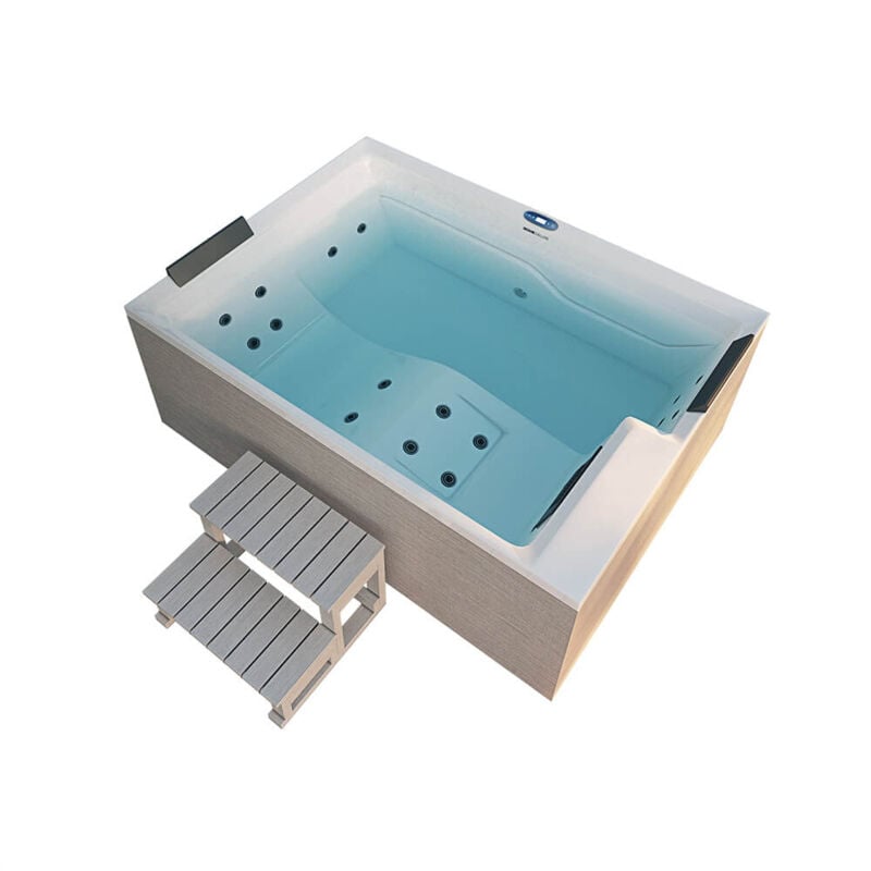 foto del prodotto home deluxe whirlpool da esterno nimbus deluxe con scala e copertura termica