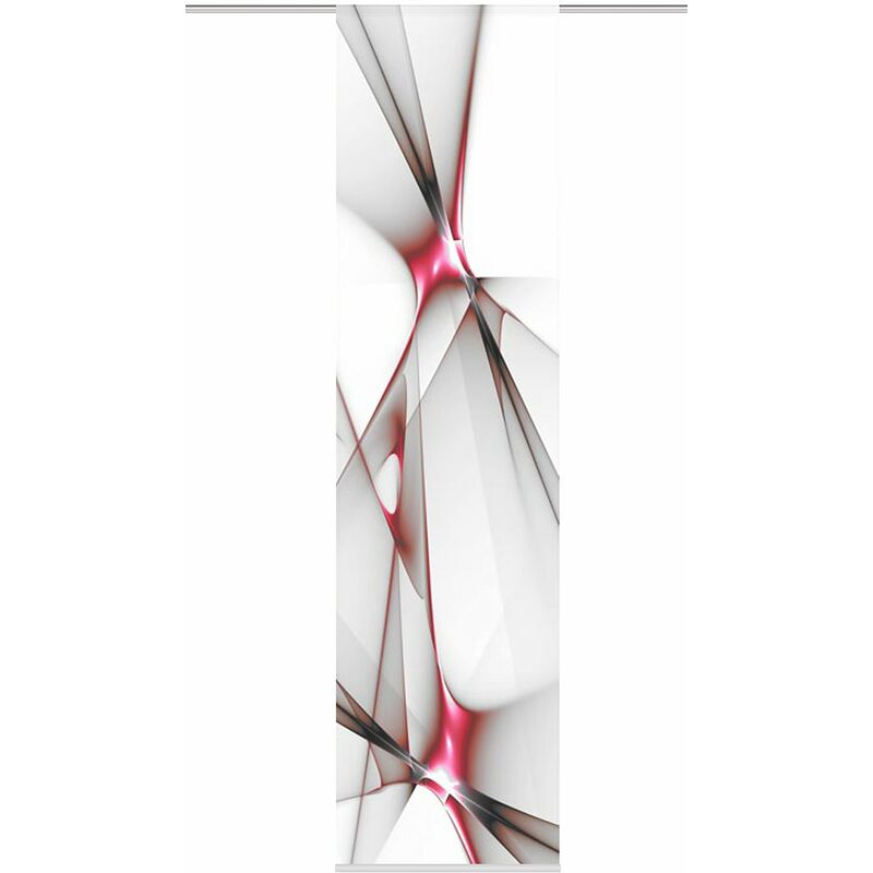 foto del prodotto home fashion franklin tenda a pannello, poliestere, rosso, 245 x 60 cm
