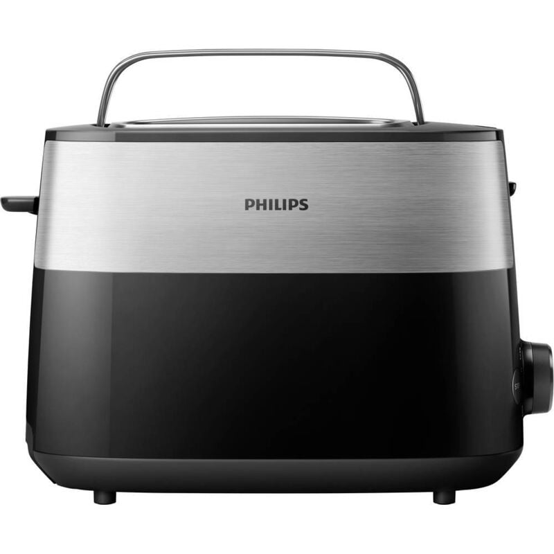 foto del prodotto home hd2516 90 daily tostapane acciaio inox, nero philips