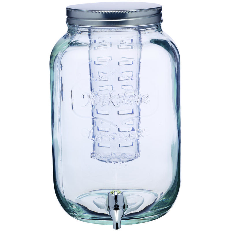 foto del prodotto home made giara contenitore dispenser in vetro per bevande con infusore, 38.2 x 27 x 26.8 cm, capacit 7.5 l, trasparente kitchencraft