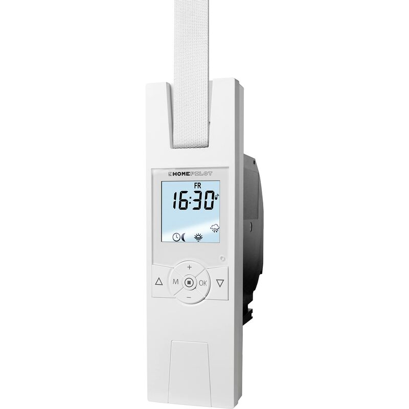 foto del prodotto home pilot avvolgitore a incasso smart per il comando delle tapparelle a cinghia premium. comando vocale tapparella smart installazione rapida