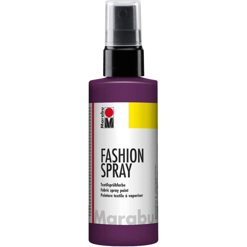 foto del prodotto home spray di vernice per stoffa , viola, 100 ml confezione da 1 marabu