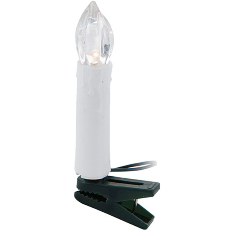foto del prodotto home styling ghirlanda con candele luce led con clip per decorazioni natalizie 16 led