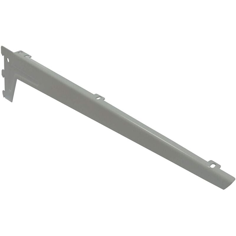 foto del prodotto home system 66189 reggimensola a 3 ganciangolate con clip, alluminio, 48 cm, set di 2 pezzi