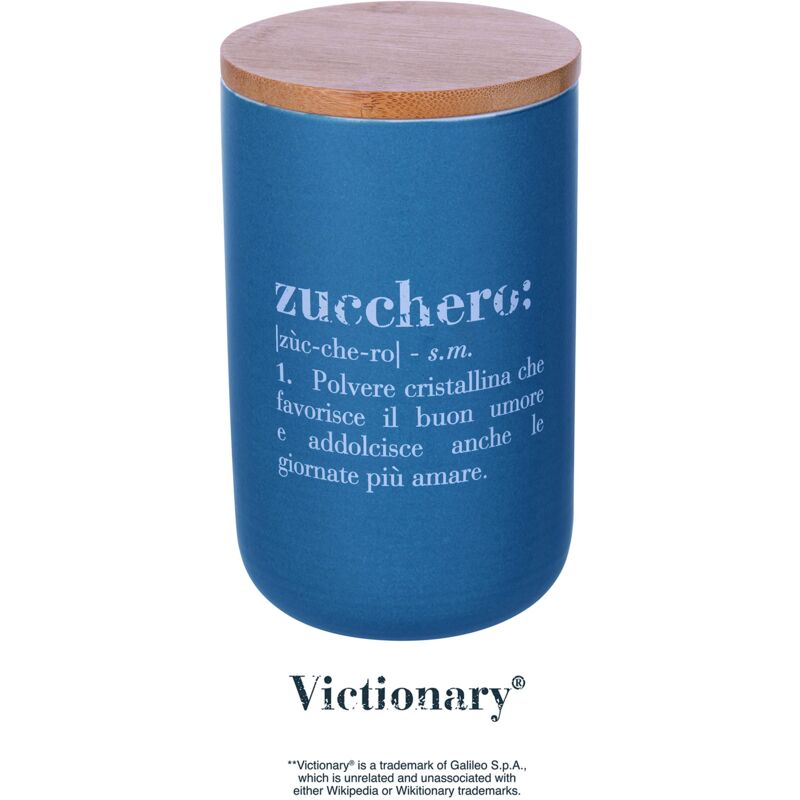 foto del prodotto home tivoli victionary shades barattolo zucchero in new bone china con coperchio in bamboo 750 ml villa d este