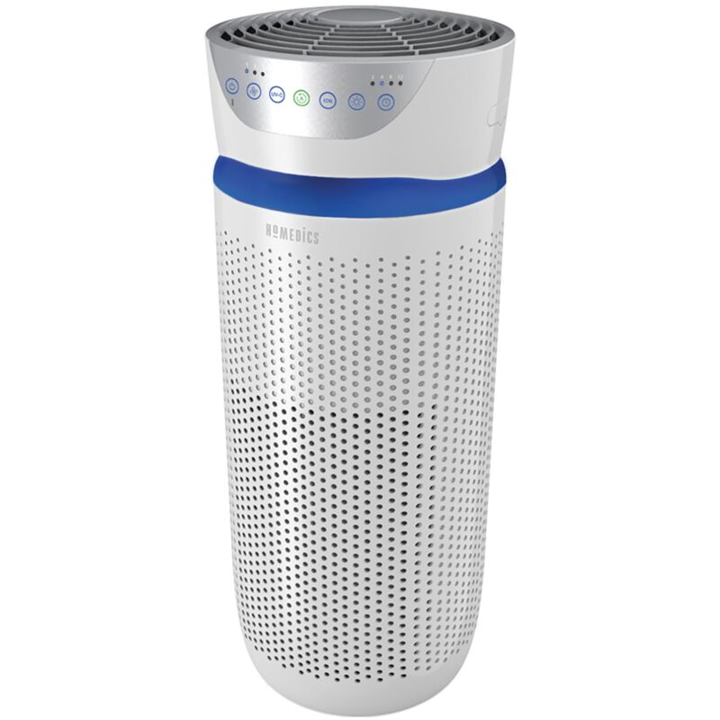 foto del prodotto homedics purificatore d aria, filtro hepa a 360 , tecnologia con luce uv c elimina odori, allergeni, virus, batteri e germi piccoli fino a 0.3