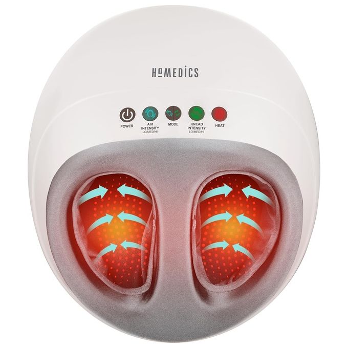 foto del prodotto homedics shiatsu air pro massaggiatore plantare con compressione d'aria e calore opzionale per massaggio shiatsu profondo