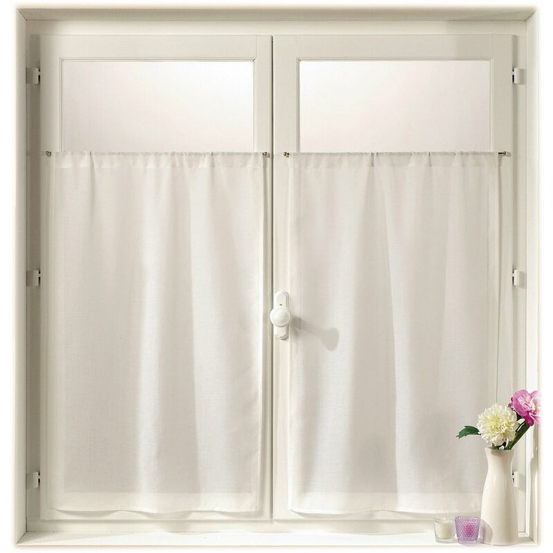 foto del prodotto homemaison linder, tendine a met finestra, 2 pz., bianco wei , 55 x 120 cm
