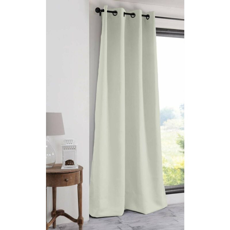 foto del prodotto homemaison lovely casa r61840002 notte tenda oscurante poliestere ecru 250 x 135 cm