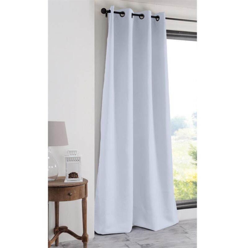 foto del prodotto homemaison tenda notte oscurante 140xh280cm bianca
