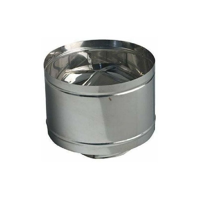 foto del prodotto homemake fumaiolo a botte antivento inox 304 da mm.250