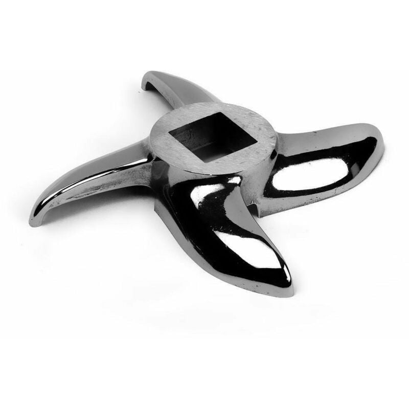foto del prodotto homemake tre spade coltello per tritacarne n.32 in acciaio inox
