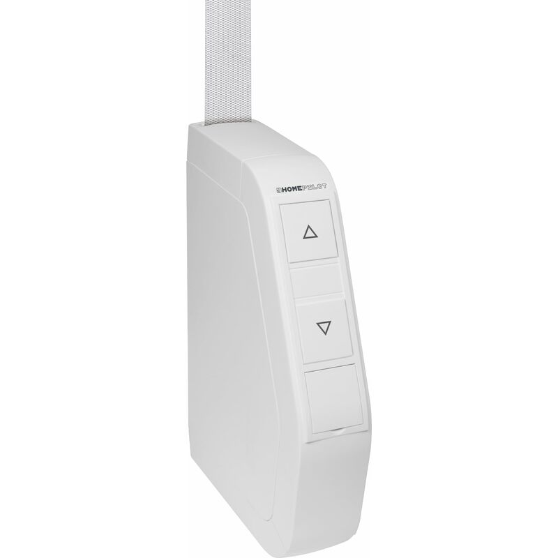 foto del prodotto homepilot avvolgitore elettrico smart girevole a parete rollotron pure per tapparelle fino 30 kg circa 5 m , per cinghia da 23 mm, comp. con