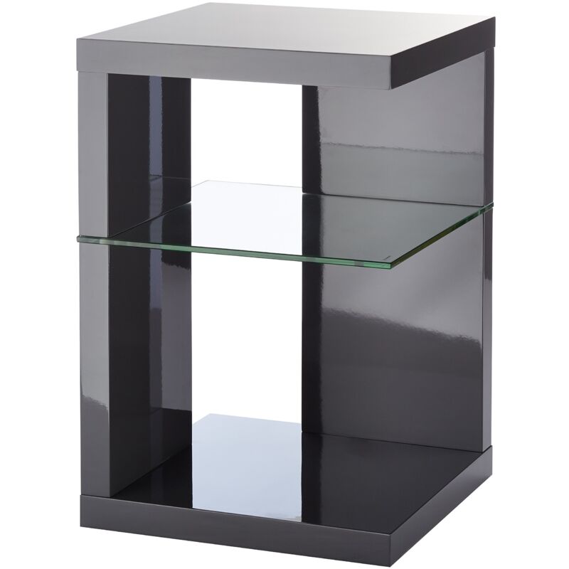 foto del prodotto hometrends4you tavolino domingo, antracite lucido., 40x40x60cm