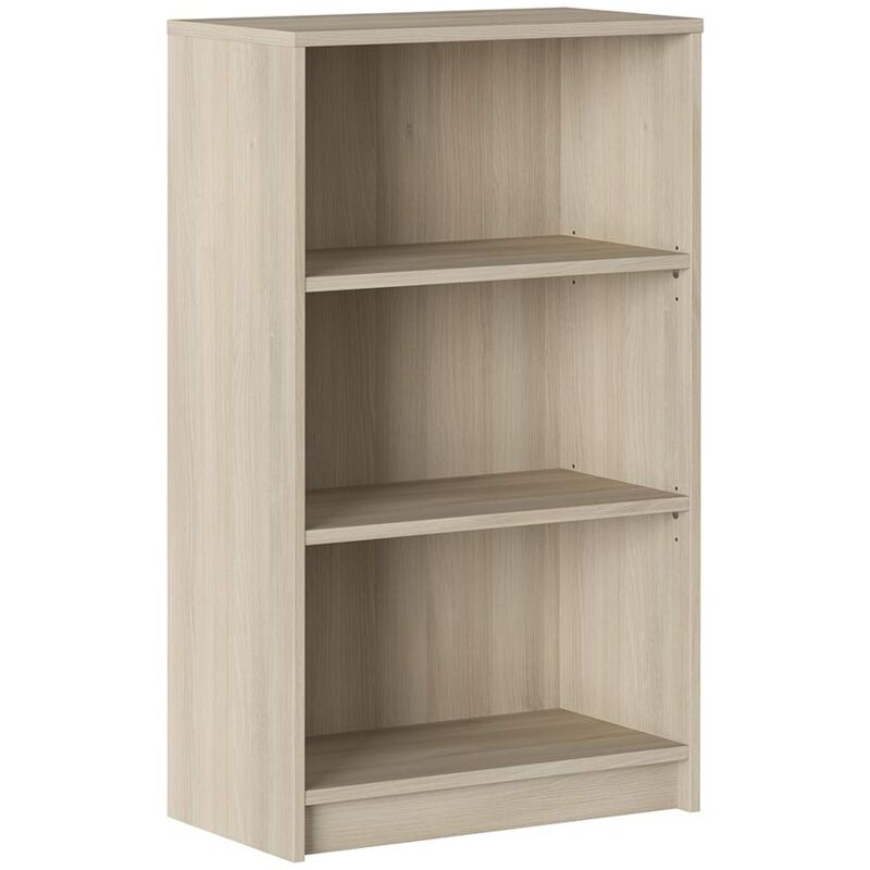 foto del prodotto hommoo iconico home libreria a 3 ripiani, regolabili, rovere, 60 x 30 x h 99.5 cm