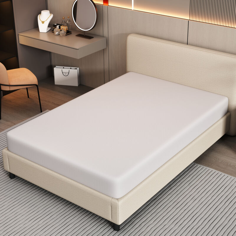 foto del prodotto hommoo materasso 90 x 200 cm, durezza h3, copriletto con particelle e manici antiscivolo, traspirante e resistente