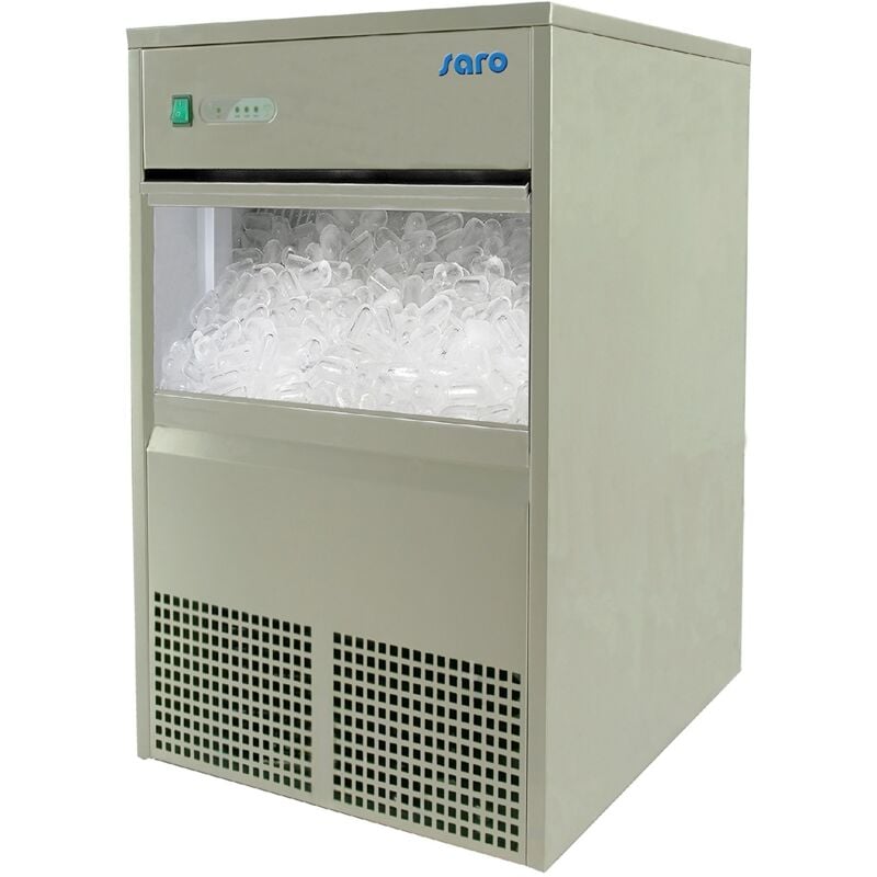 foto del prodotto hommoo - saro eb 40 - contenitore per cubetti di ghiaccio, 10 kg acciaio inox