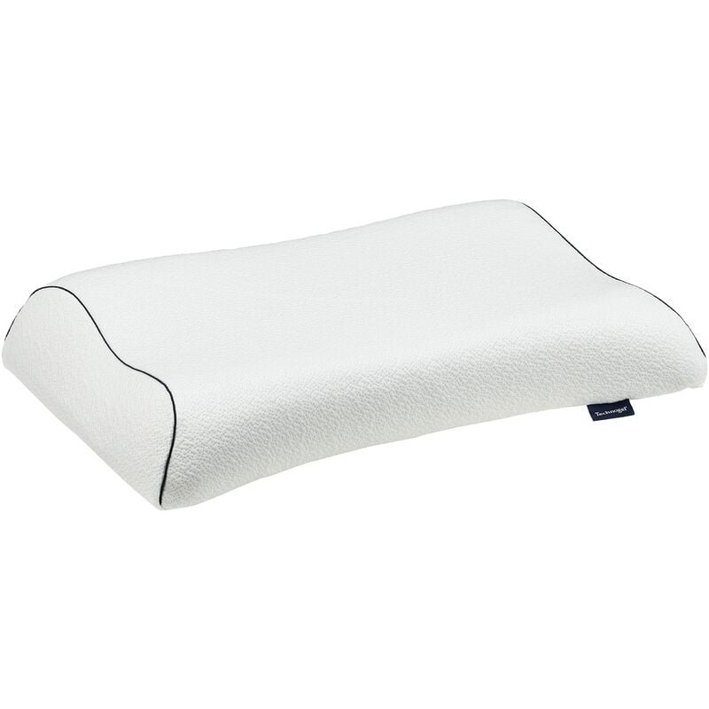 foto del prodotto hommoo technogel new generation original anatomic curve cuscino ortopedico per cervicale, antibatterico, in gel hws per dormire sulla schiena e