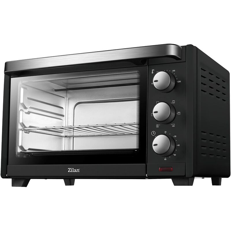 foto del prodotto hommoo zilan z ekil zilan, forno elettrico a convezione, con lampada interna, doppia protezione in vetro, 19 litri
