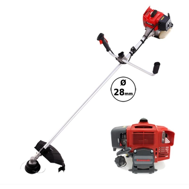foto del prodotto honda decespugliatore impugnatura doppia attila atj 53 w con motore kawasaki 53.20 cc