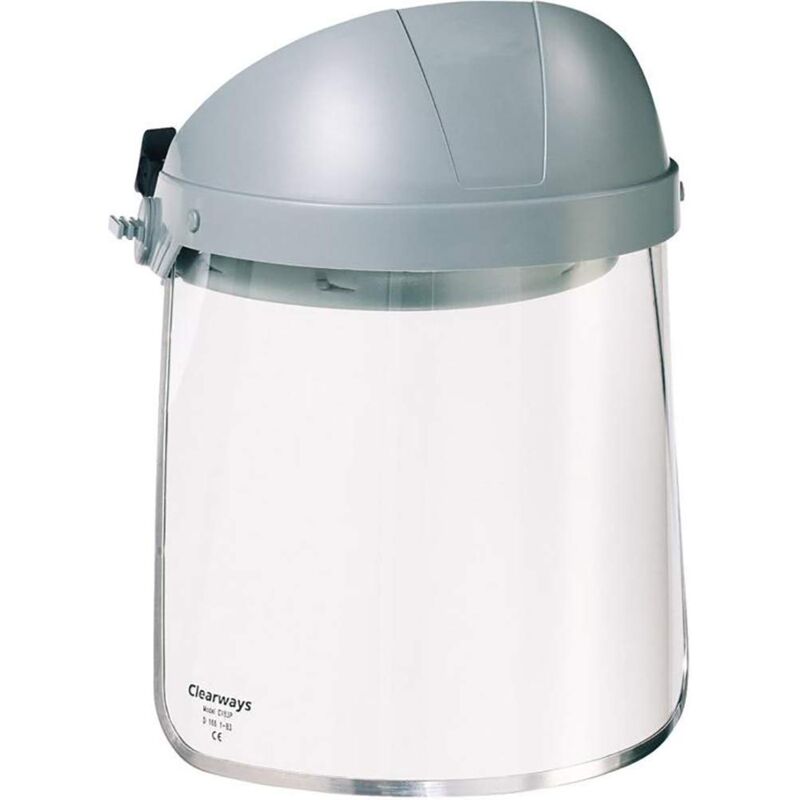 foto del prodotto honeywell copricapo 1002346 clearways con protezione frontale e fascia elastica