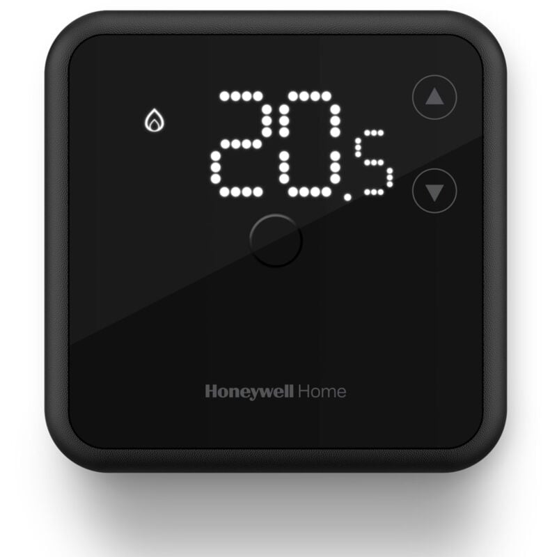 foto del prodotto honeywell home termostato ambiente display a led di facile lettura ed efficienza energetica, cablato, nero