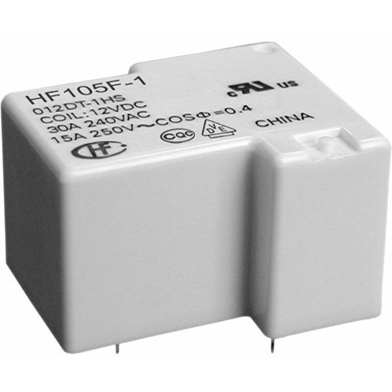 foto del prodotto hongfa hf105f 1 240at 1zst 136 rel per pcb 240 v ac 20 a 1 scambio 1 pz.