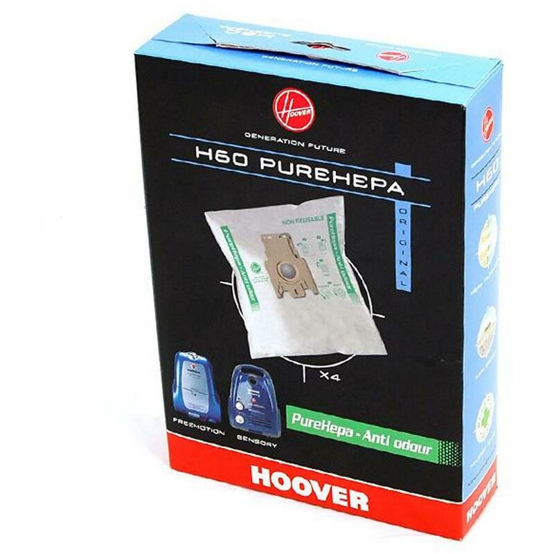 foto del prodotto hoover 4 sacchetti anti odore h60 aspirapolvere 366025054127742010