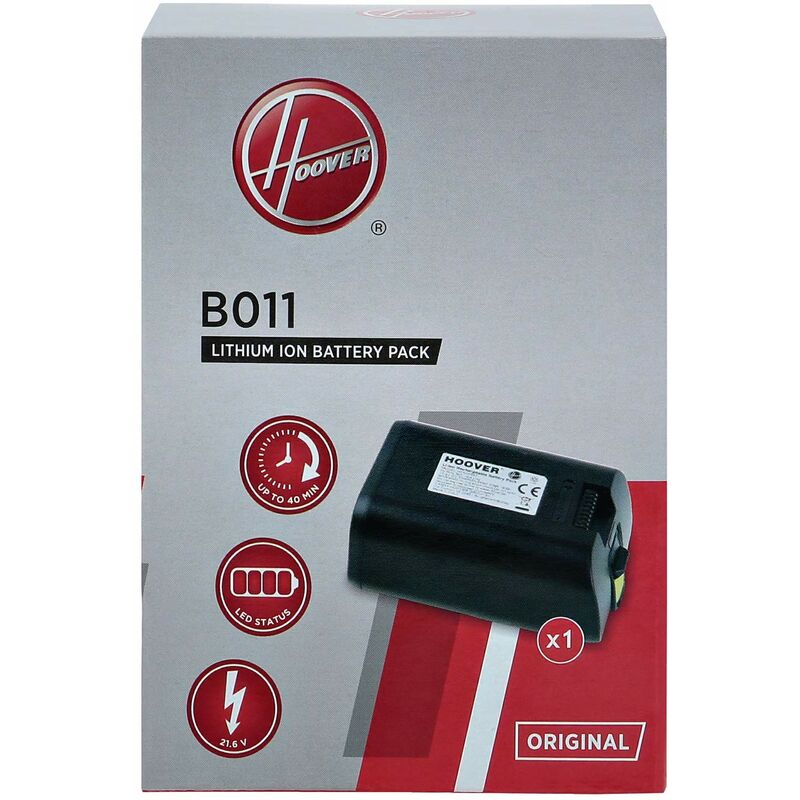 foto del prodotto hoover b011, batteria a litio per scopa ricaricabile hfree500