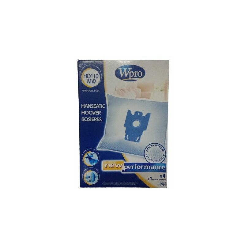 foto del prodotto hoover confezione di 4 sacchetti 1 filtro aspirapolvere 3180243662894695938