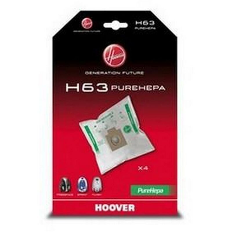 foto del prodotto hoover confezione di 4 sacchetti pure hepa aspirapolvere 366205055707158498