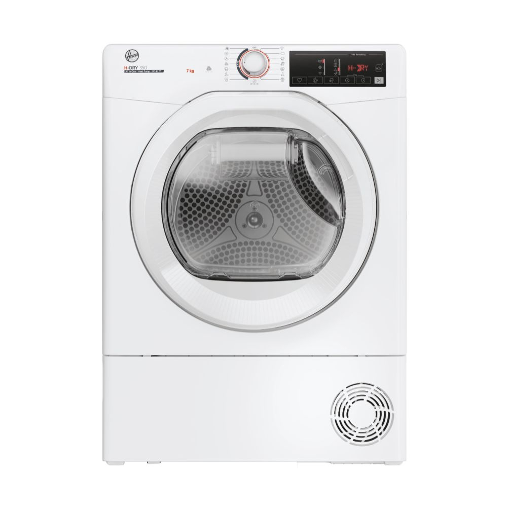 foto del prodotto hoover h dry 350 hr4 h7a2te s asciugatrice libera installazione caricamento frontale 7 kg a bianco