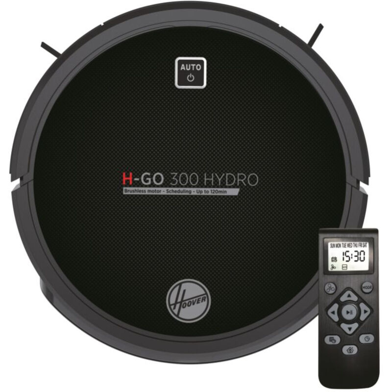 foto del prodotto hoover h-go 300 hydro hgo320h 011 robot multifunzione 2in1, aspirazione + lavaggio, nero (hi-gloss black)