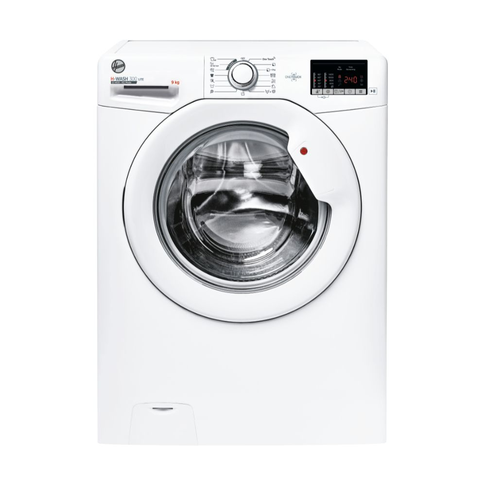 foto del prodotto hoover h wash 300 lite h3w 492da4 s lavatrice caricamento frontale 9 kg 1400 giri min bianco