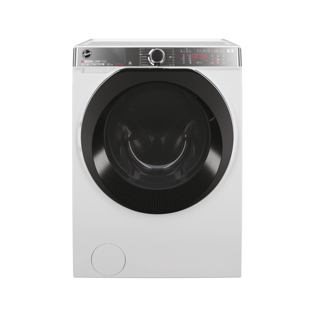 foto del prodotto hoover h-wash&amp;dry 550 h5dpb 485bc9/1-s lavasciuga libera installazione caricamento frontale bianco d