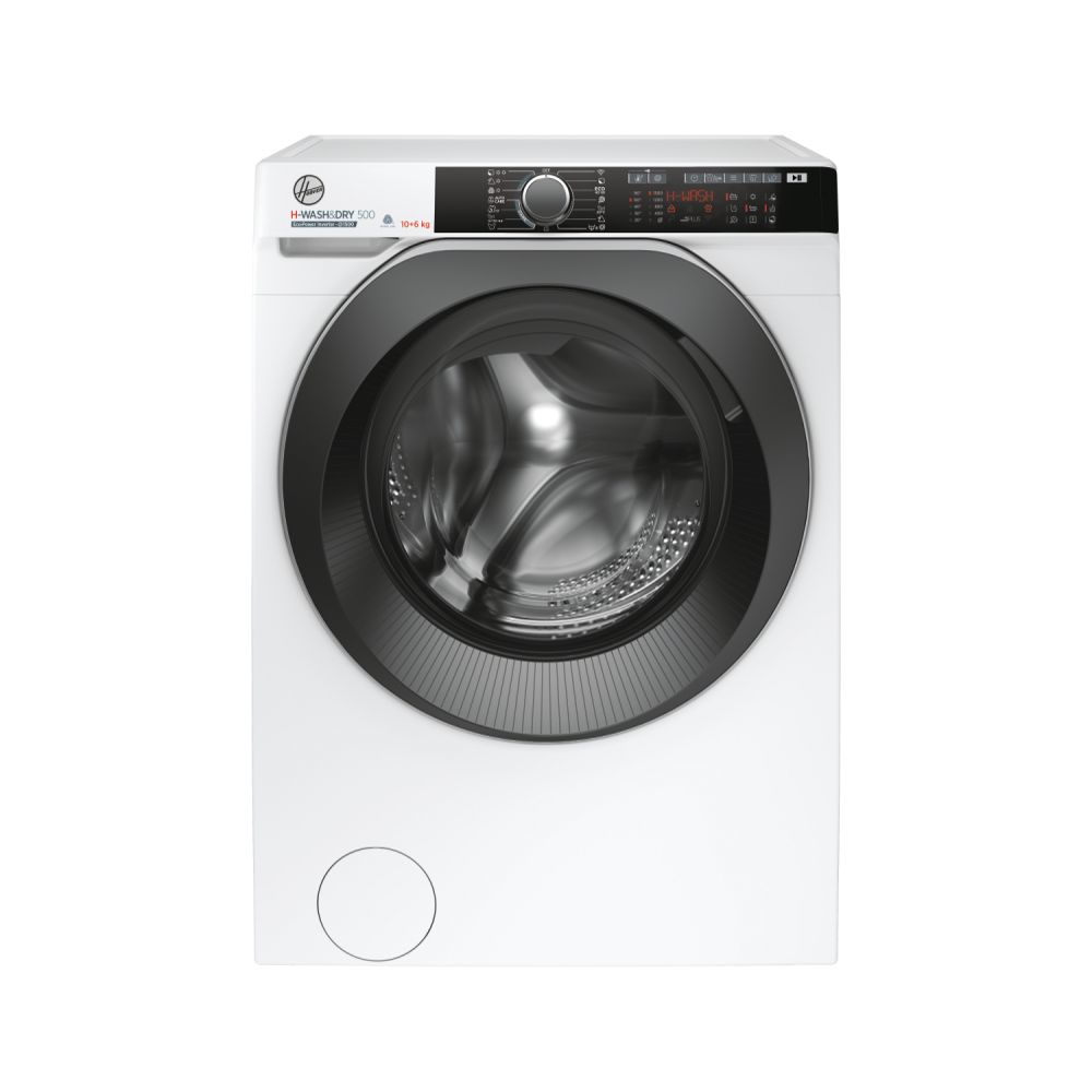 foto del prodotto hoover h wash dry 500 hde 5106ambs 1 s lavasciuga libera installazione caricamento frontale bianco d