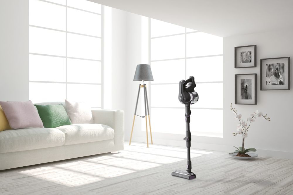 foto del prodotto hoover hf1 hf103x 011 aspirapolvere elettrica batteria secco tessuto senza sacchetto 0,9 l 170 w titanio