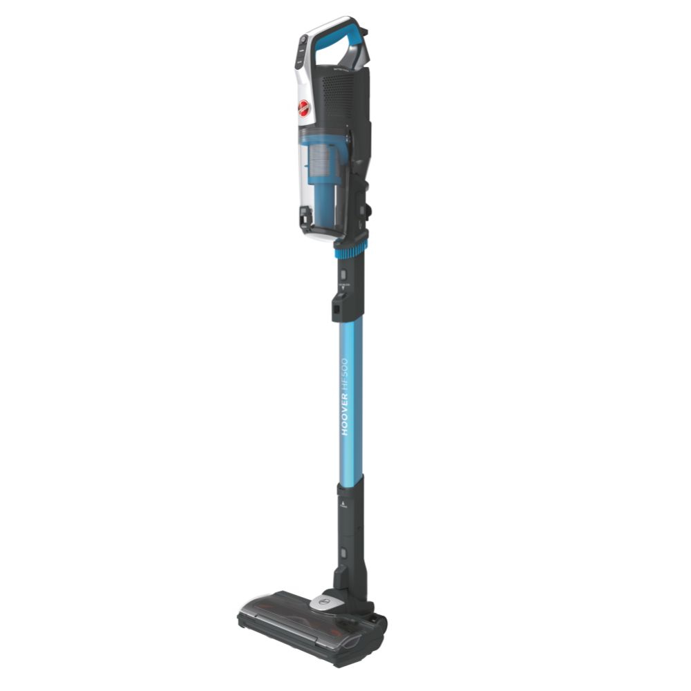 foto del prodotto hoover hf522stp 011 aspirapolvere elettrica batteria secco micro senza sacchetto 0,45 l 290 w blu, grigio