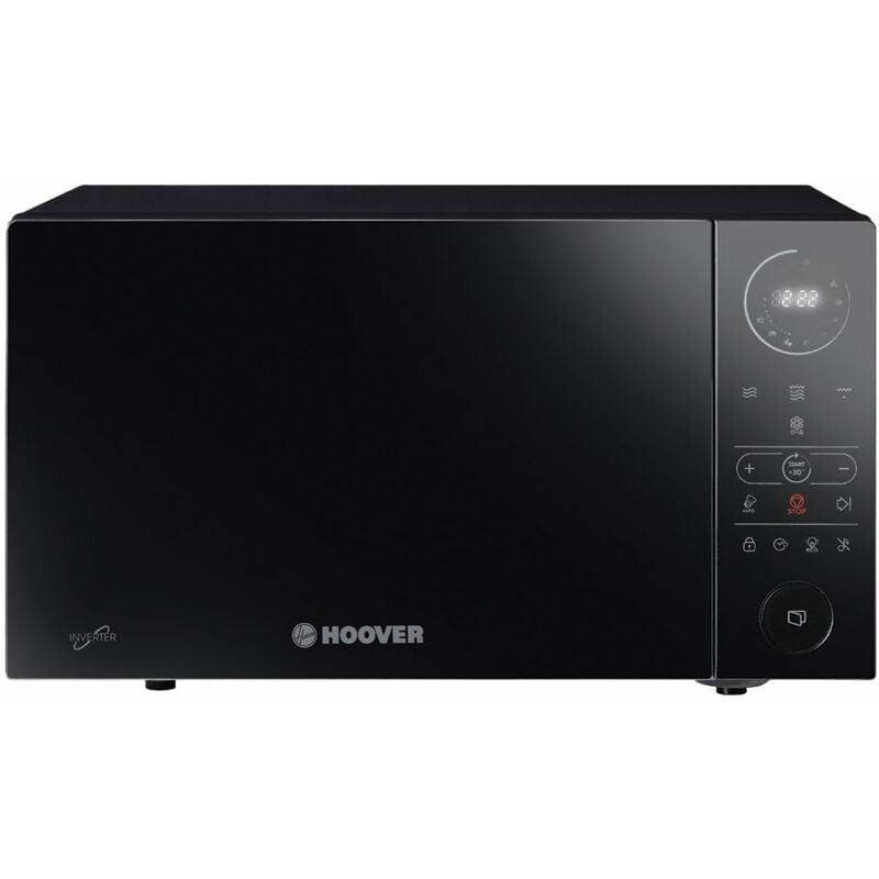 foto del prodotto hoover hmgi25tb forno a microonde con grill, 25 litri, 900 watt, inverter, 6 livelli di potenza, piatto girevole 31,5 cm, libera installazione,