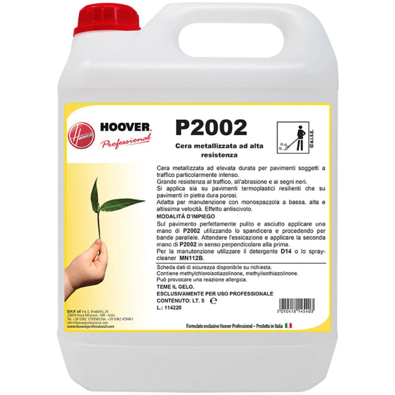 foto del prodotto hoover professional p2002 cera metallizzata autolucidante ad alta resistenza