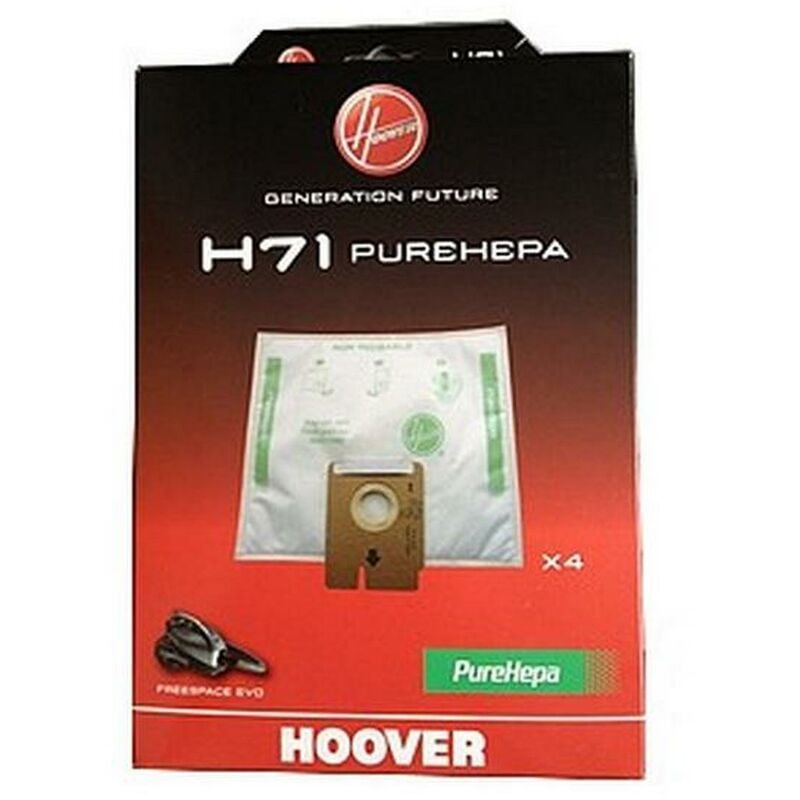 foto del prodotto hoover scatola di 4 sacchetti h71 originali aspirapolvere 2304503662894865607