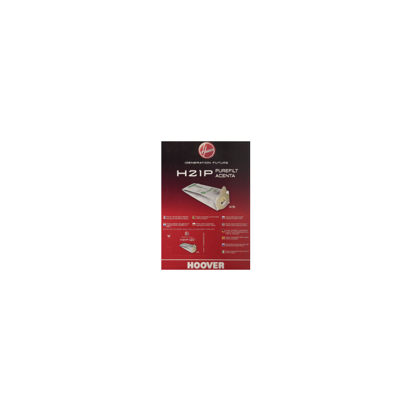 foto del prodotto hoover scatola di 5 sacchetti h21 aspirapolvere 3080088008431038588