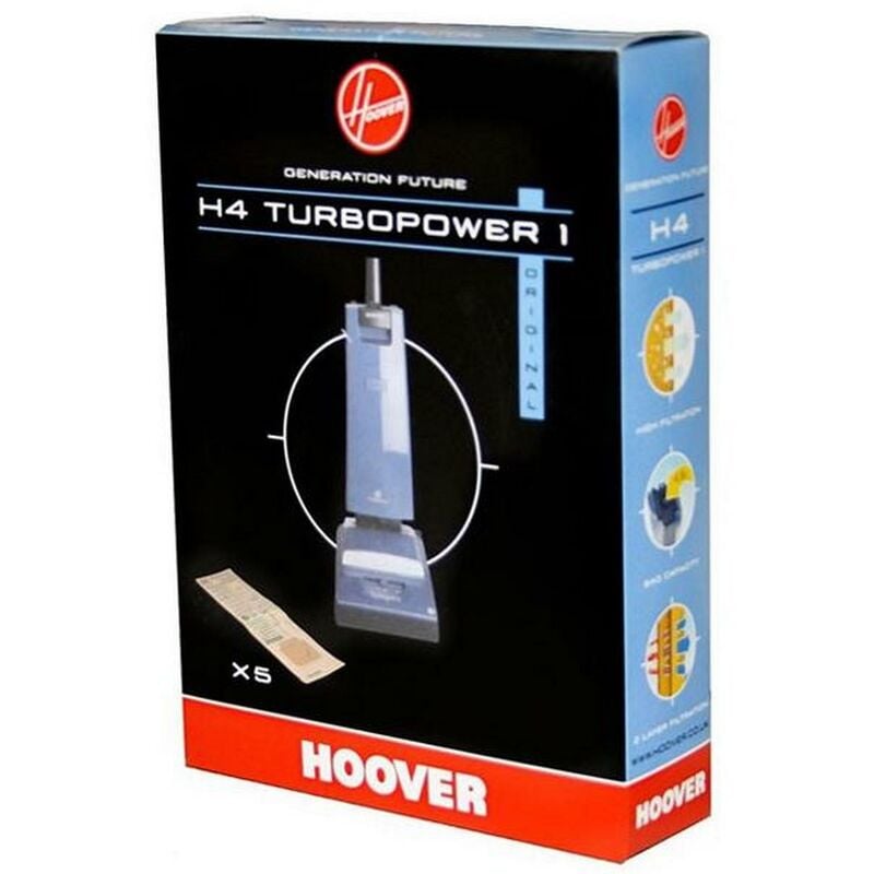 foto del prodotto hoover scatola di 5 sacchetti h4 turbopower1 aspirapolvere 1210423700995017652