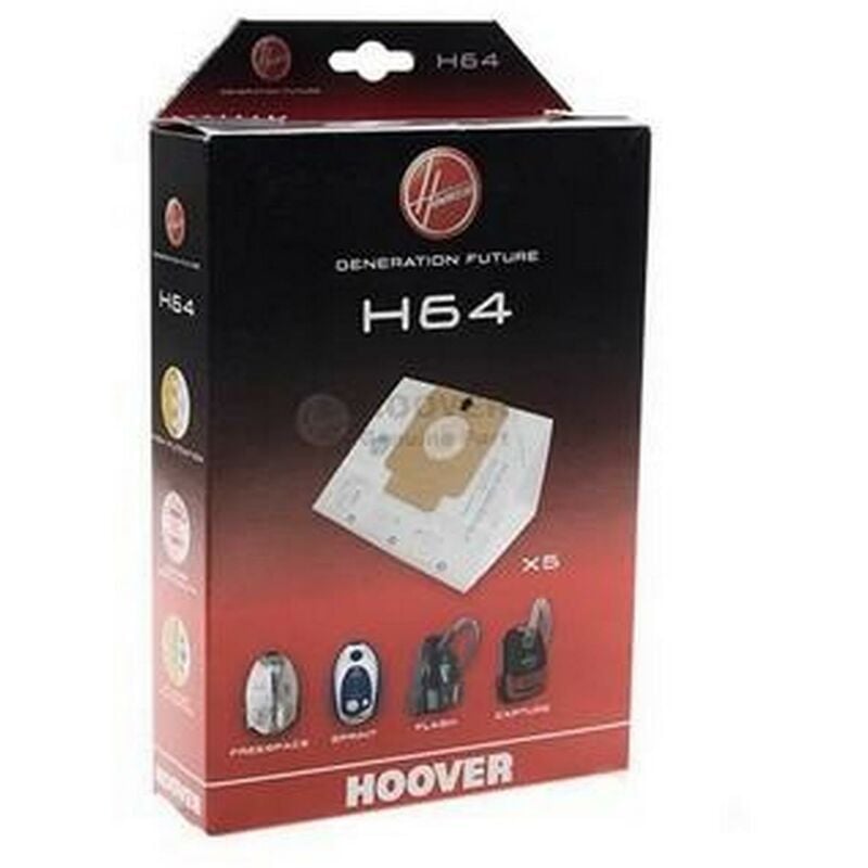 foto del prodotto hoover scatola di 5 sacchetti h64 originali aspirapolvere 1460203663405637171